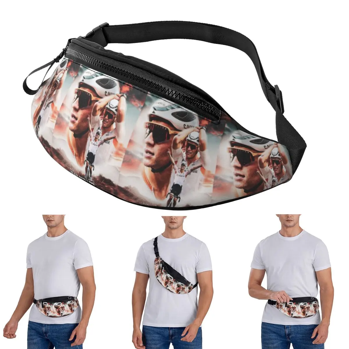 

Crossbody Waist Bag Mathieu Van Der Poel Cyclist MVDP Dutch Cyclist College Men Women Fanny Pack Traveling Running Money Pouch