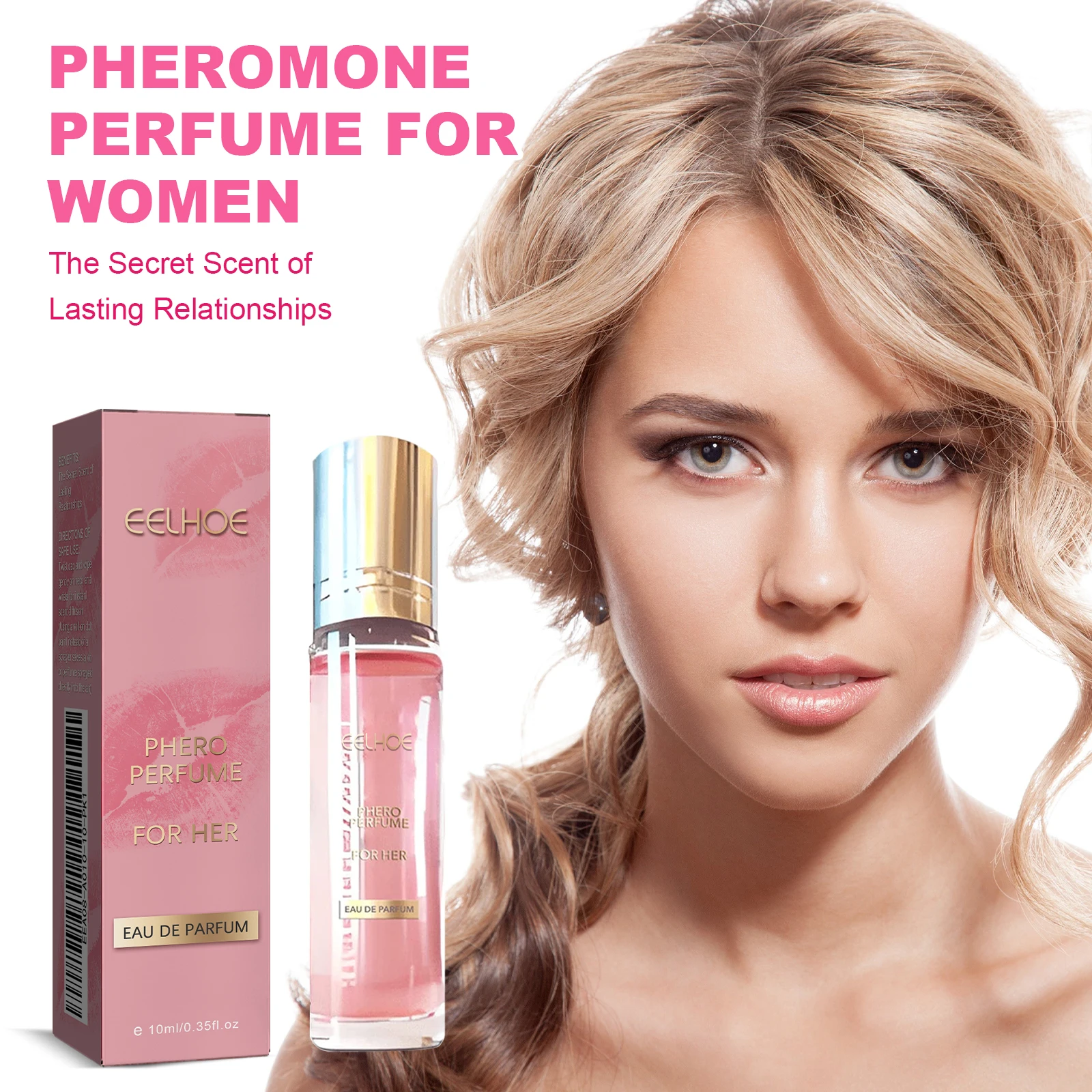 10 ml langanhaltendes Flirt-Pheromon-Parfüm, anhaltender Duft, frischer und natürlicher kleiner Duft, Handgelenk-Ohr-Parfüm