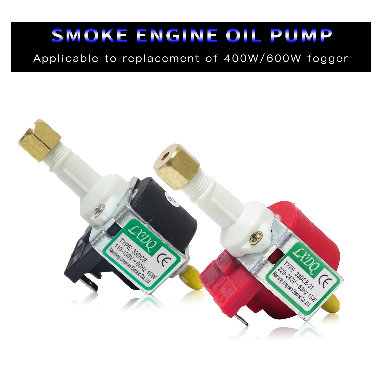 

16W 33DCB Oil Pump For 400W/600W Fog Machine Parts Electromagnetic Steam Iron Atomizer Atomizer Equipment Motor Parts