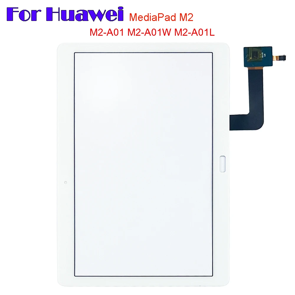 New For Huawei MediaPad M2 10.0 M2-A01 M2-A01W M2-A01L Touch Screen + OCA LCD Front Glass Panel Replacement