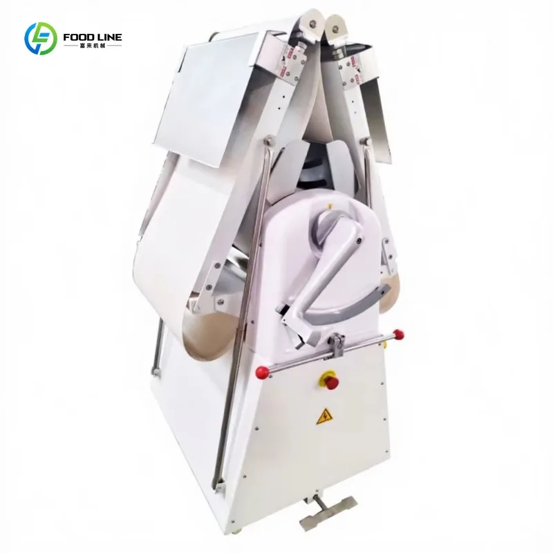 Customized 1-38mm Thickness Commercial Puff Pastry Maker 520mm Drum Multi-Directional Reverse Dough Press 1 Year Warranty