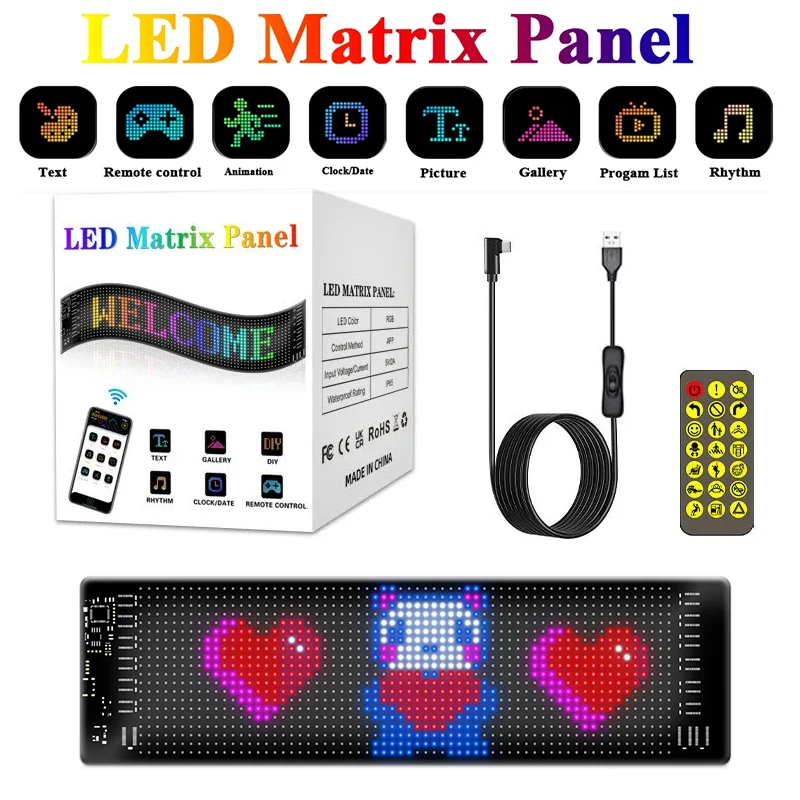 Wróżka RGB LED Lights DIY inteligentna aplikacja kompatybilna z Bluetooth USB girlanda żarówkowa zewnętrzna pilot zdalnego sterowania dekoracja