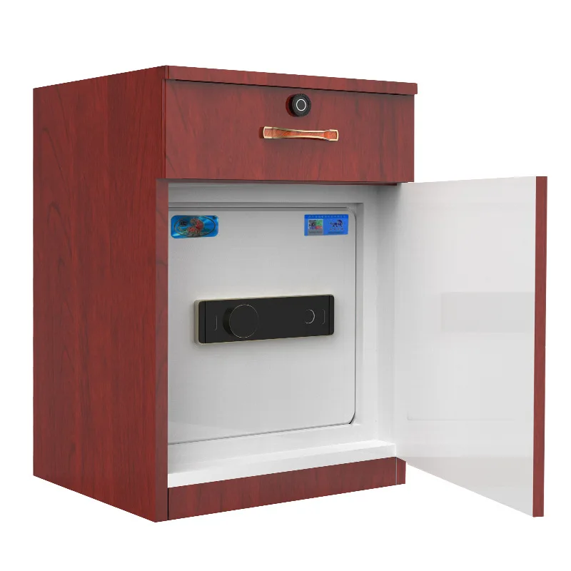 

Безопасная сигнализация с беспроводной зарядкой, домашняя прикроватная тумбочка, скрытый сейф 60 см