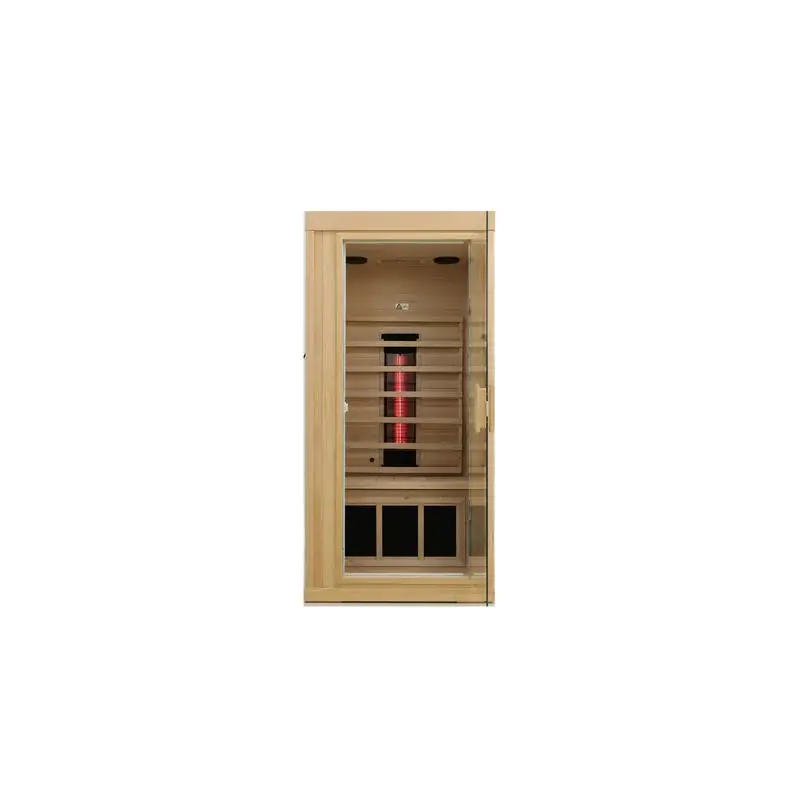 

Single Mini Hemlock Sauna - Compact Personal Spa for Home Use, Eco-Friendly, Relaxation & Wellness Solution