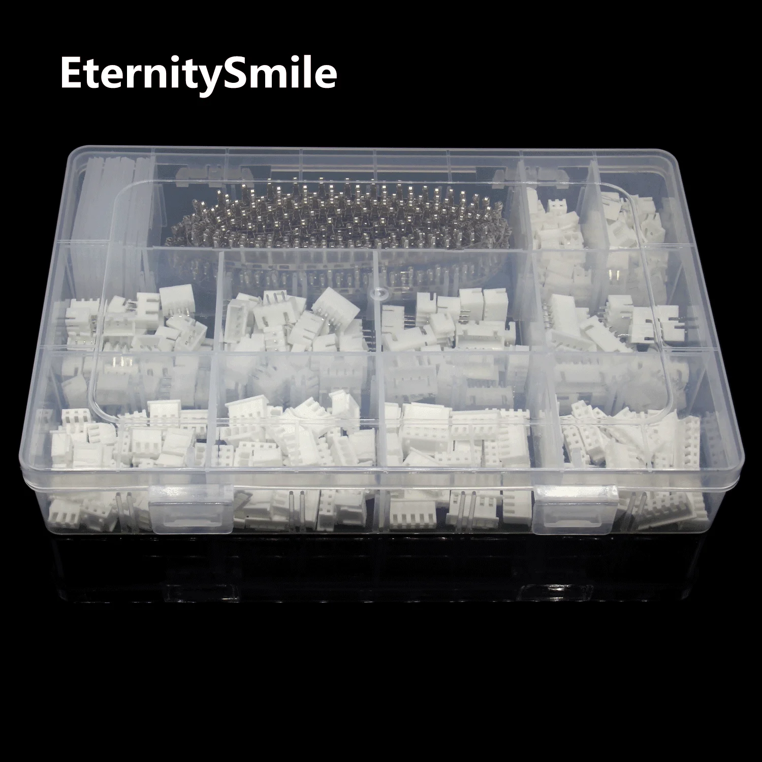 760pcs XH2.54mm 2/3/4/5/6P Male/Female Continuous Terminal Housing PCB Header Wire Connector 1M 10P Cable/Crimping Tool Kit