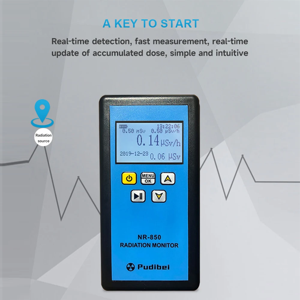 NR-950 NR-850 NR-750 Nuclear Radiation Detector FS2011 XH-901 Geiger Counter JD3001 Radiation Dosimeter VS BR-6 BR-9B BR-9C EMF