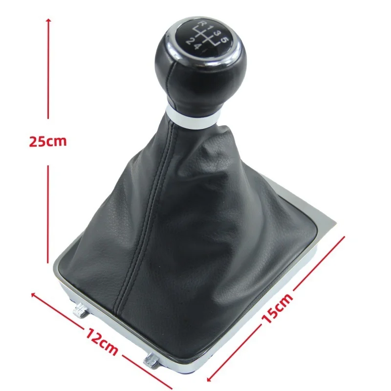 For VW Passat B6 2005 2006 2007 2008 2009 2010 Gear Shift Knob Lever Stick Gaiter Boot Cover Collar Car Styling Accessories