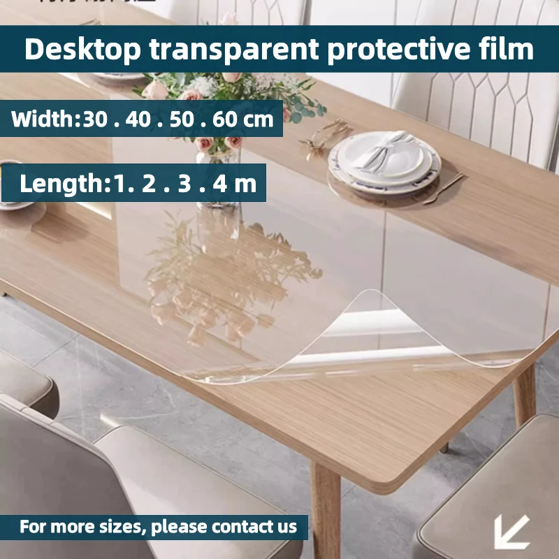 

Furniture film table transparent protective film resistant to high temperature, oil stains, and scratches