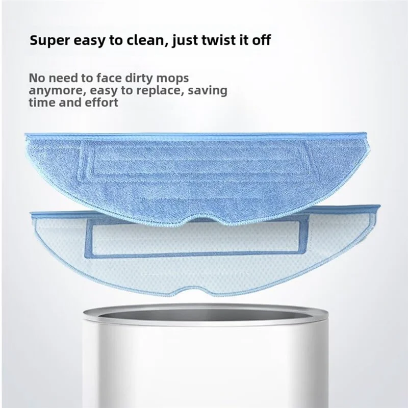 ABJY-For Roborock Q5، Q5 Pro، S7، S7 Maxv، Q7 جهاز آلي لتنظيف الأتربة أجزاء الملحقات الأسطوانة الجانبية فرش أكياس الغبار مرشحات Hepa