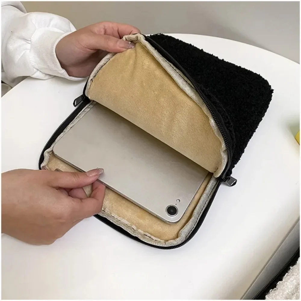 Instagram Autumn/Winter Plush Smiling Face IPad Inner Bag Tablet Protective Case Laptop Case Laptop Sleeve