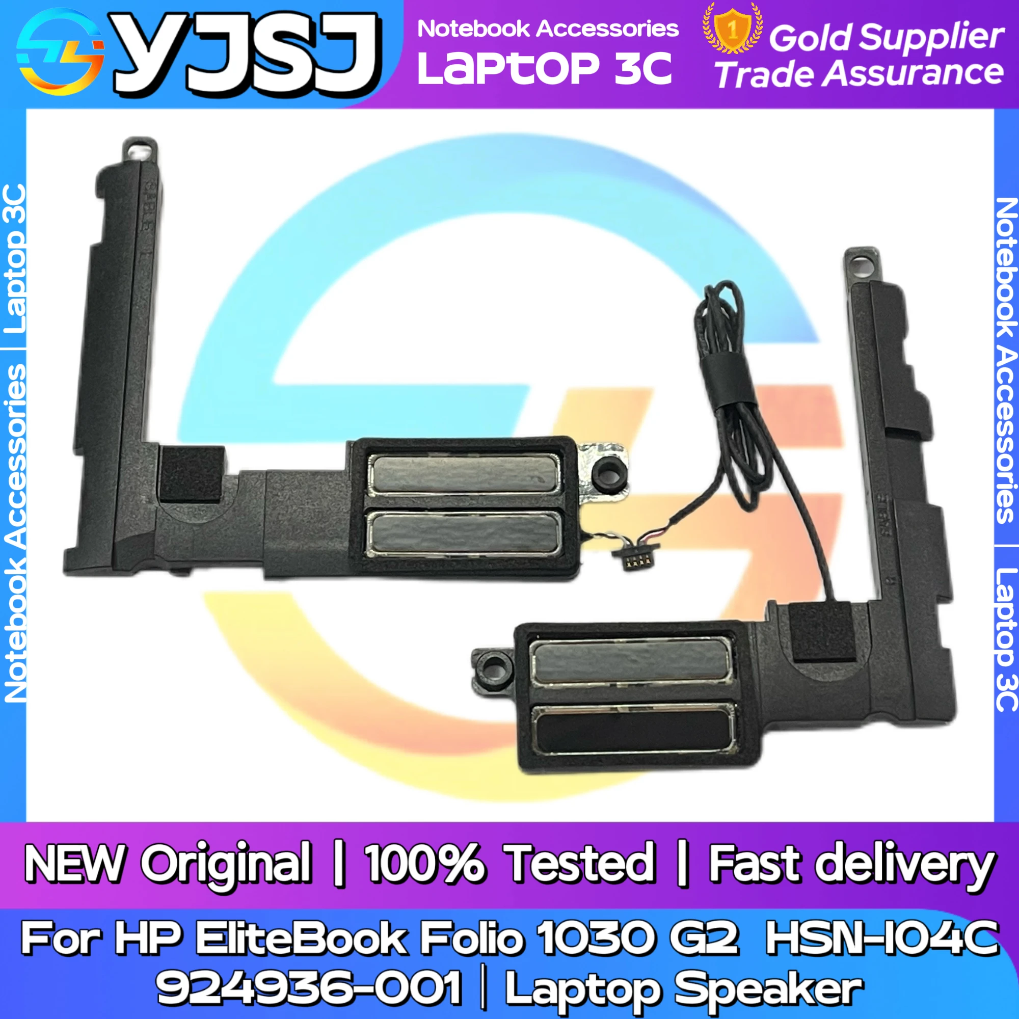 New GENUINE Original Laptop Speaker For HP EliteBook x360 Folio 1030 G2 HSN-I04C built-in speaker horn audio  924935-001