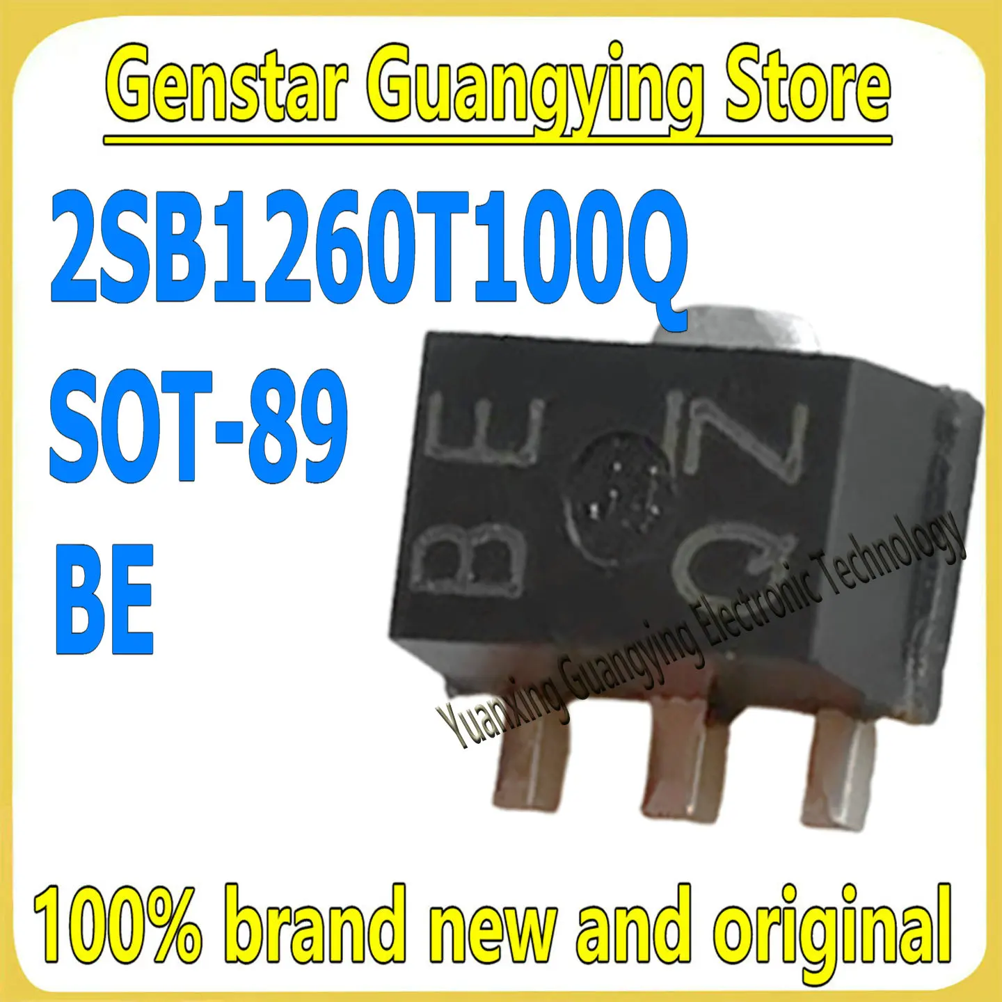 (20-50-100 pieces) 2SB1260T100Q 2SB1260 Marking: BE SOT-89 PNP 80V 1A Bipolar Transistor 100% Brand New