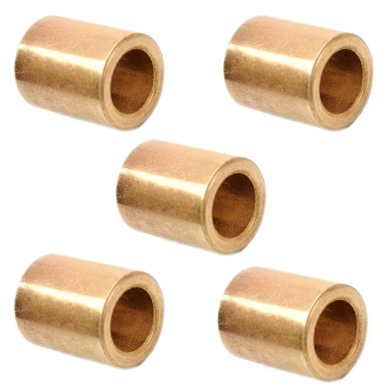 2-10pcs Brass Copper Base Bushing Inner Diameter 3mm 4mm 5mm 6mm 8mm 10mm 12mm Bearing Sleeve for Slide Block Length 4-20mm