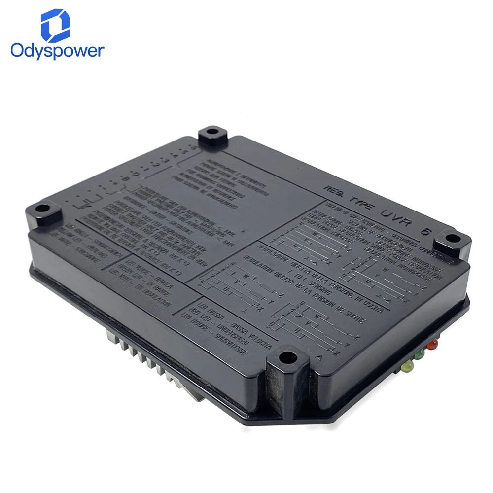 UVR6 AVR Automatic Voltage Regulator, Replacement Stabilizer Module for Mecc Alte Generator Alternator Genset Spare Parts