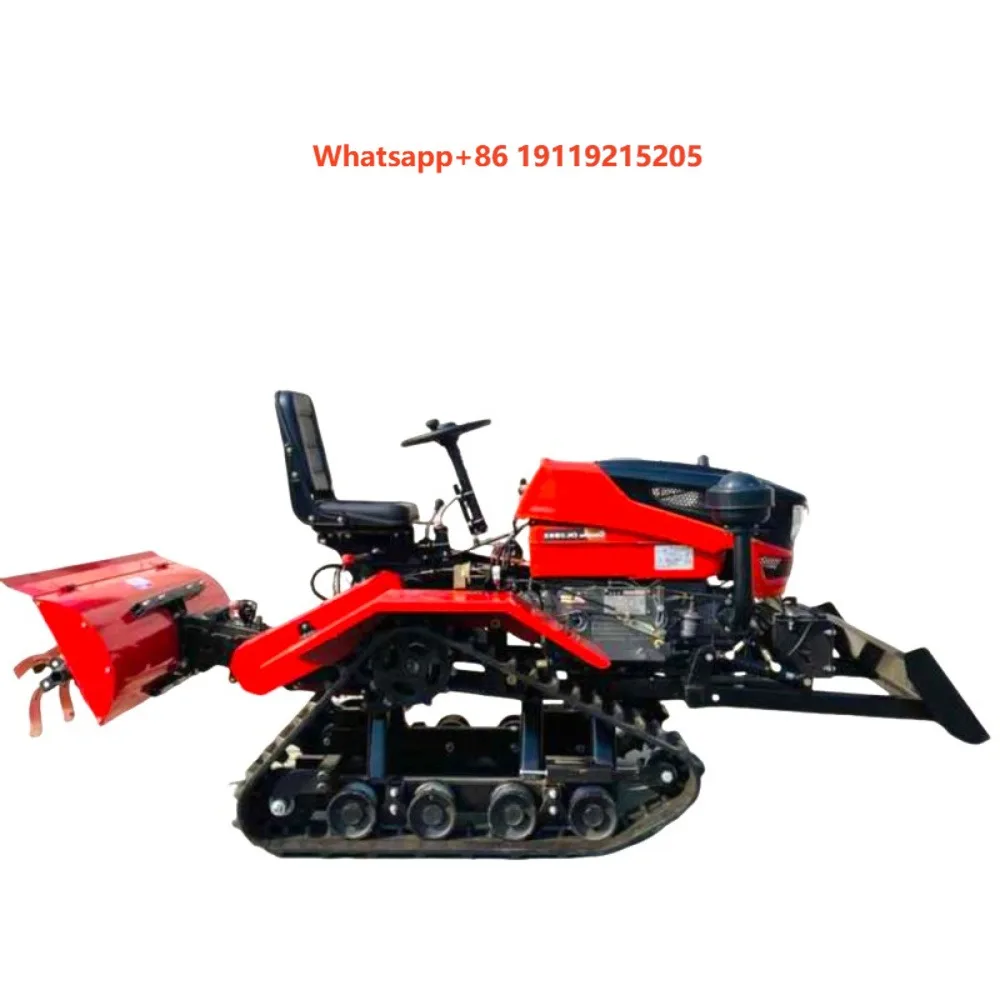 Complete Mini Tractor Cultivator with Engine Compatible with Plough & Mulcher Machines for Farm Use