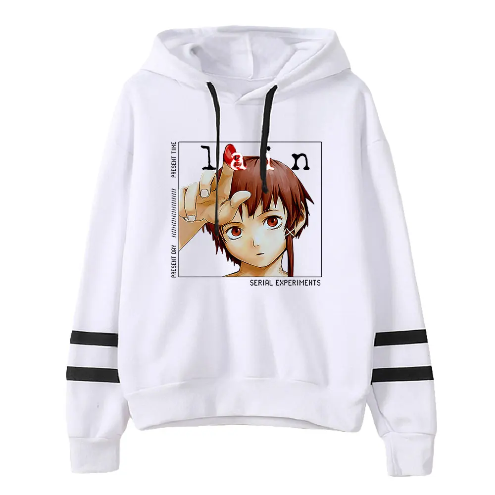 

Serial Experiments Lain hoodies Printed kawaii hoodies sweatshirts unisex hip hop sweatshirt pullovers long Sleeve hoodies