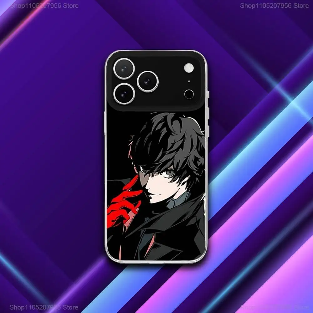 A-Amamiya-Ren jeu pour iPhone 11,12,15,14,13,17,16,Pro,Plus,E,Max,Air,Mini coque de téléphone magnétique givrée