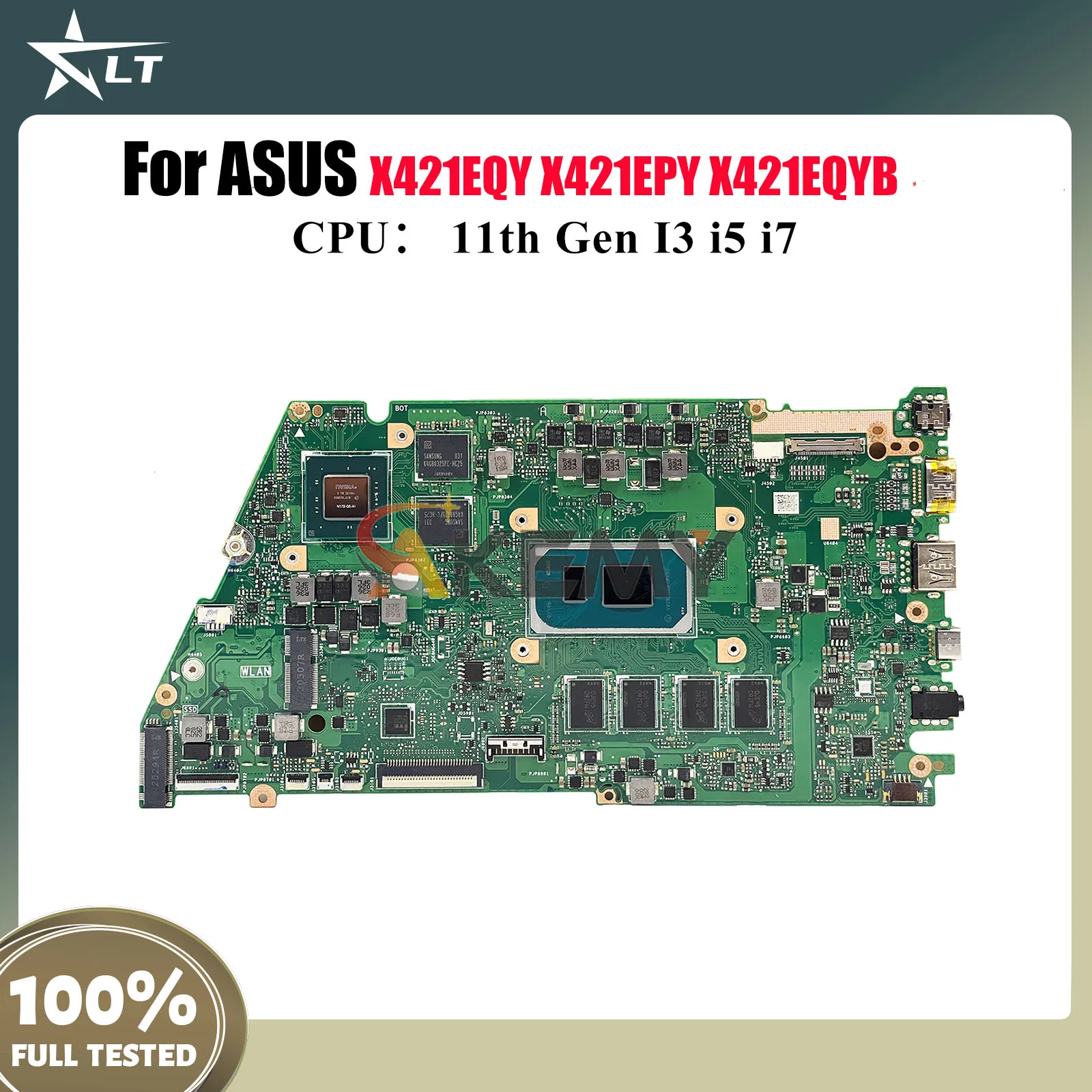 

X421EQ Материнская плата для ноутбука ASUS R421E X421EQY V433E ADOL14EA I421E X421EPY X421E K433E X421EQYB Материнская плата 11-го поколения I3 i5 i7 U