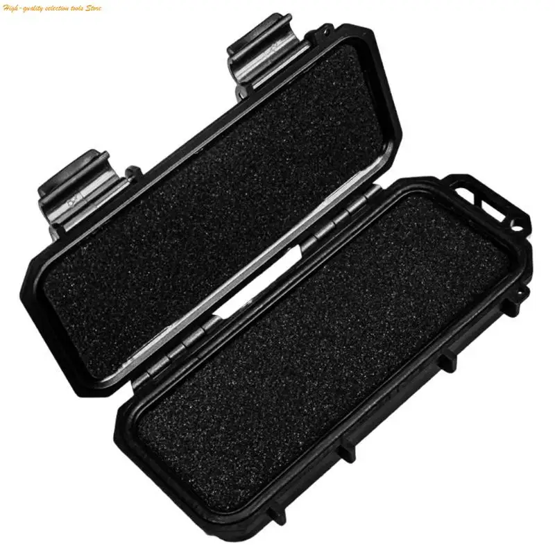 203F Caja herramientas pequeñas impermeables y impermeables con forro espuma para engranajes Gadgets Viaje en