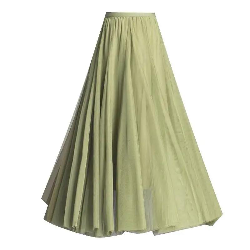 Thin mercerized elastic band skirt waist special mesh skirt waist soft and smooth double-layer hemming clothing accessories