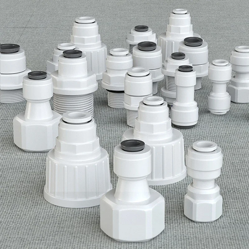 مستقيم Ro تركيب المياه السريعة 3/8 "خرطوم الأنابيب 1/2" ذكر أنثى الموضوع اقتران موصل تصفية المياه أجزاء التناضح العكسي