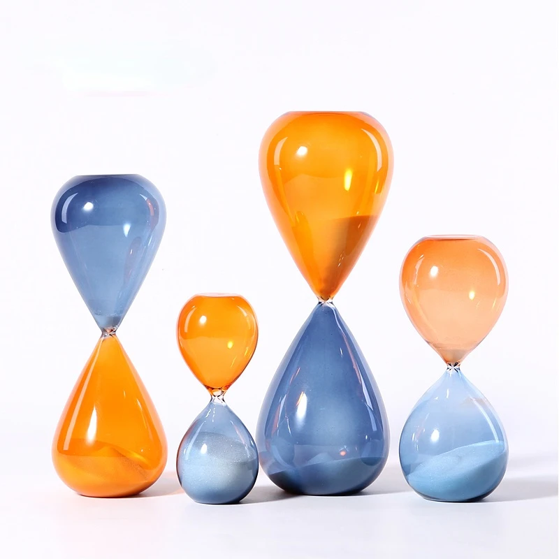 Modern Creative Glass Hourglass 15/30/60 Minutes Sand Clock Glass Crafts Home Art Living Room Decoration Desk Accessories Gifts