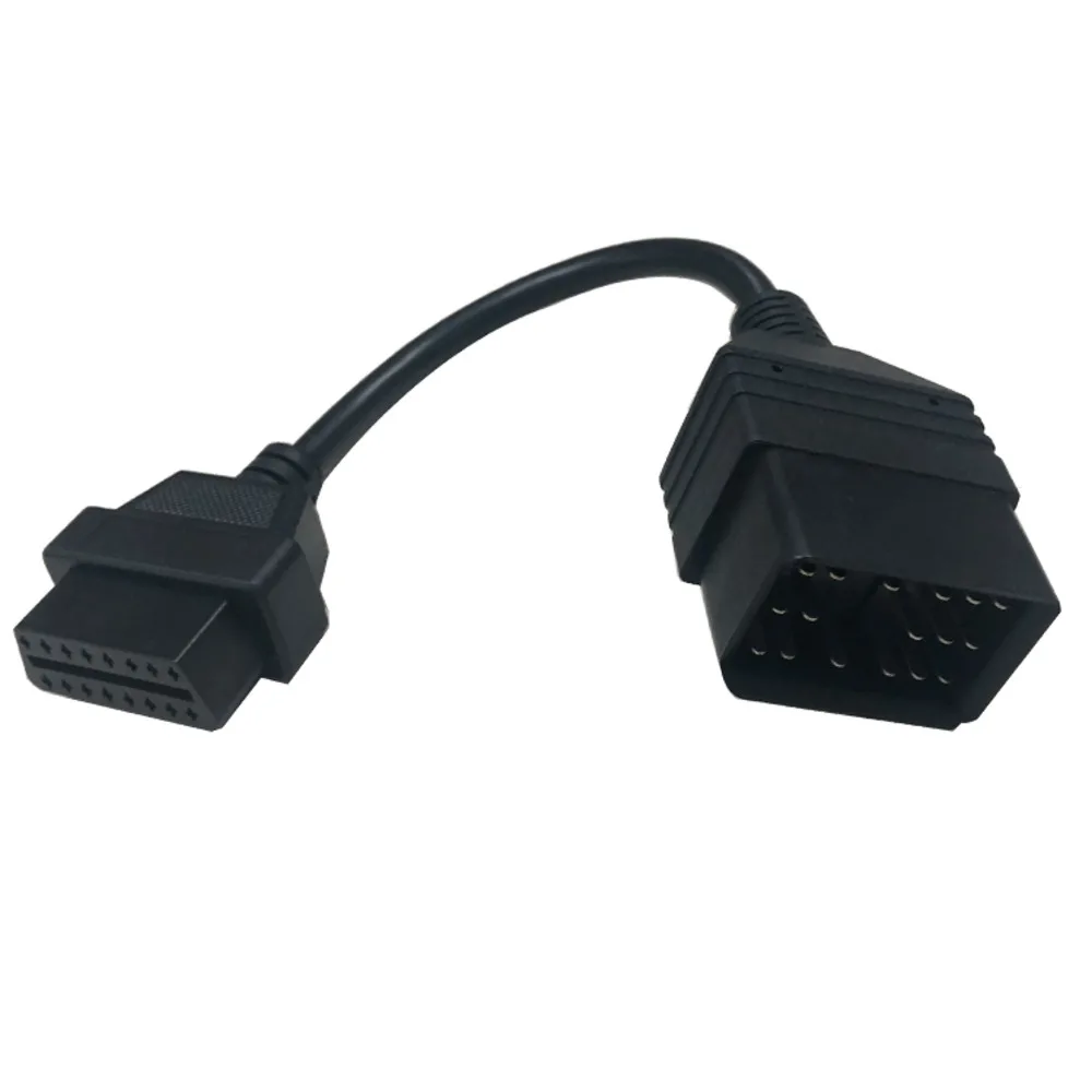 2024 For Toyot-a 17pin To 16pin Obd2 Cable Female OBD 2 Cable Connector OBD2 Adapter Repairing Cable Fit Toyota 17 Pin