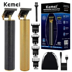 kemei 1971 Rechargeable barber hair trimmer for men electric professional beard hair clipper cord/cordless hair cutting machine