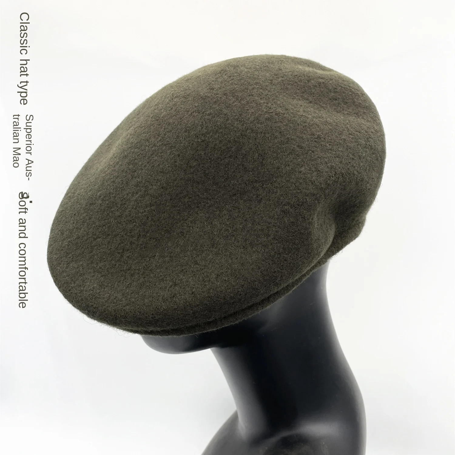 Neue Ankunft Männer Frauen Caps Baskenmütze Mädchen Casquettet Französisch Künstler Wolle Beanie Hut Vintage Plain Elegante Hotsales – Detail 27