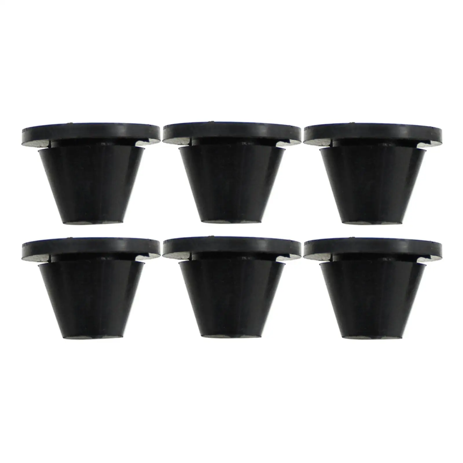 

6x Side Cover Grommets Gaskets Rubber Grommets Replacement Maintenance Accessory Components Washers for Touring Street