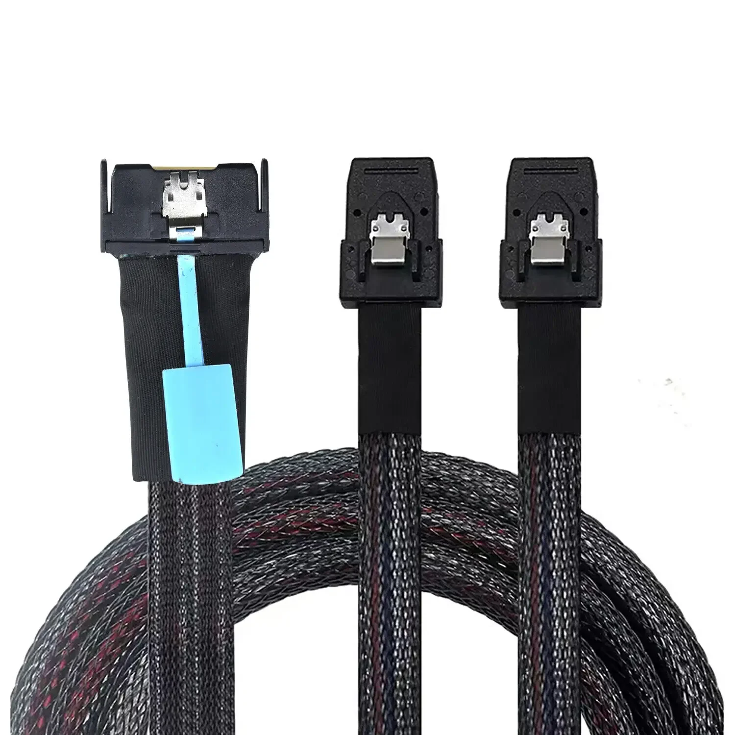 Pci-e 5.0 MCIO 8x74P do 2x36P Mini kabel SFF-8087 SAS do serwerów