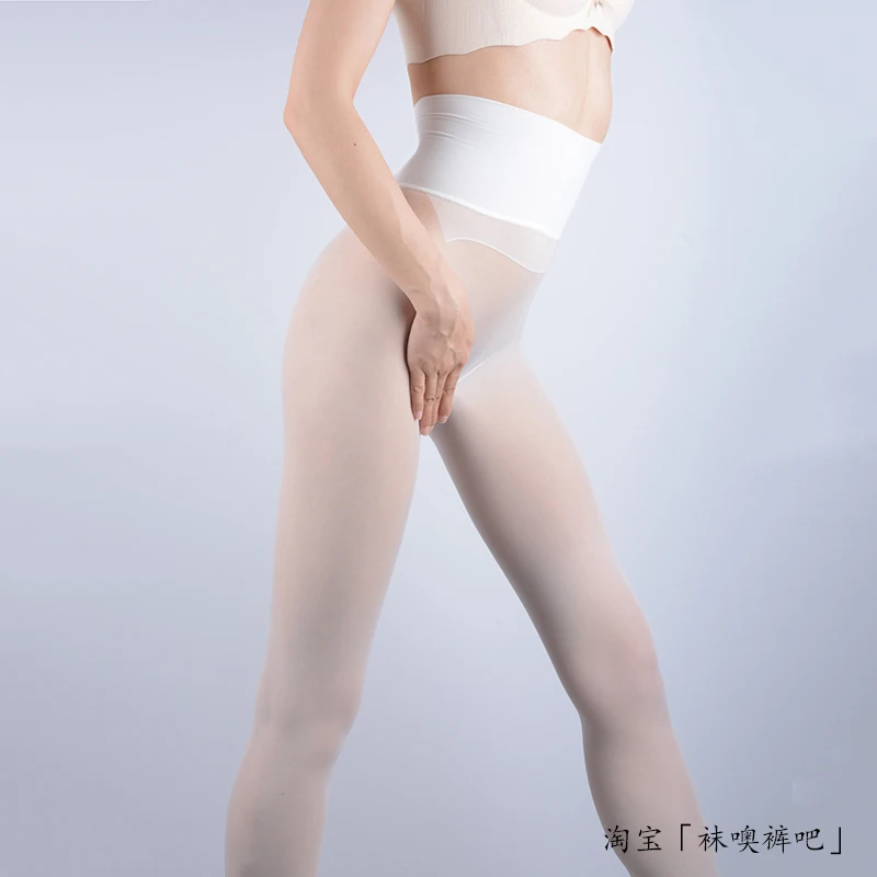Women 20d Deep Pantyhose Crotch Seamless High Density Silk Velvet Large Size Waist Thick Sexy Summer Spring White Stockings