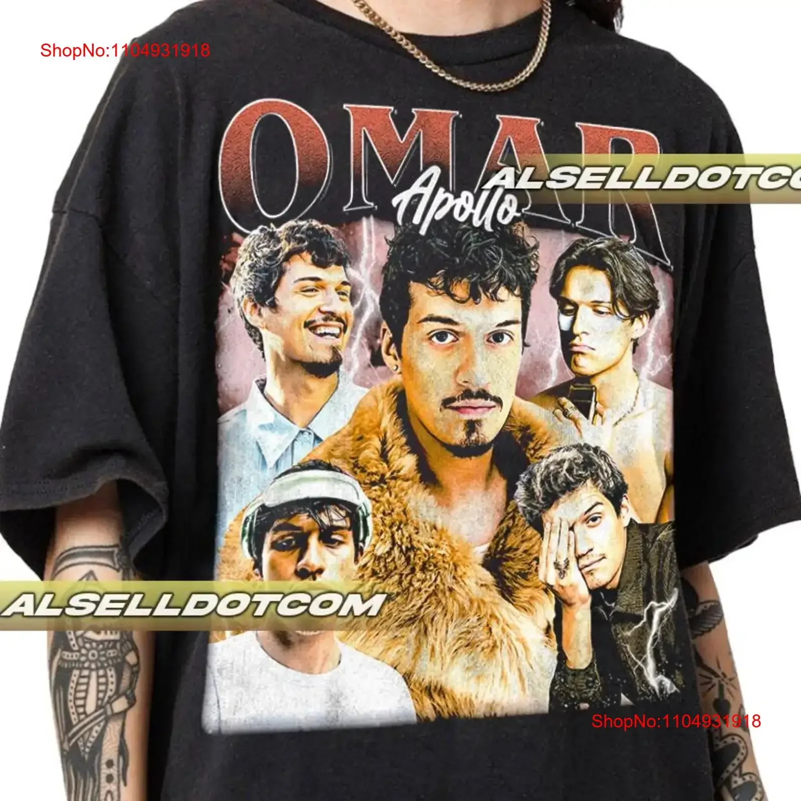 

Limited Omar Apollo Vintage T Shirt for Woman anda Man vintage Washed Versatile Slightly fashion Comfortable designer clothes