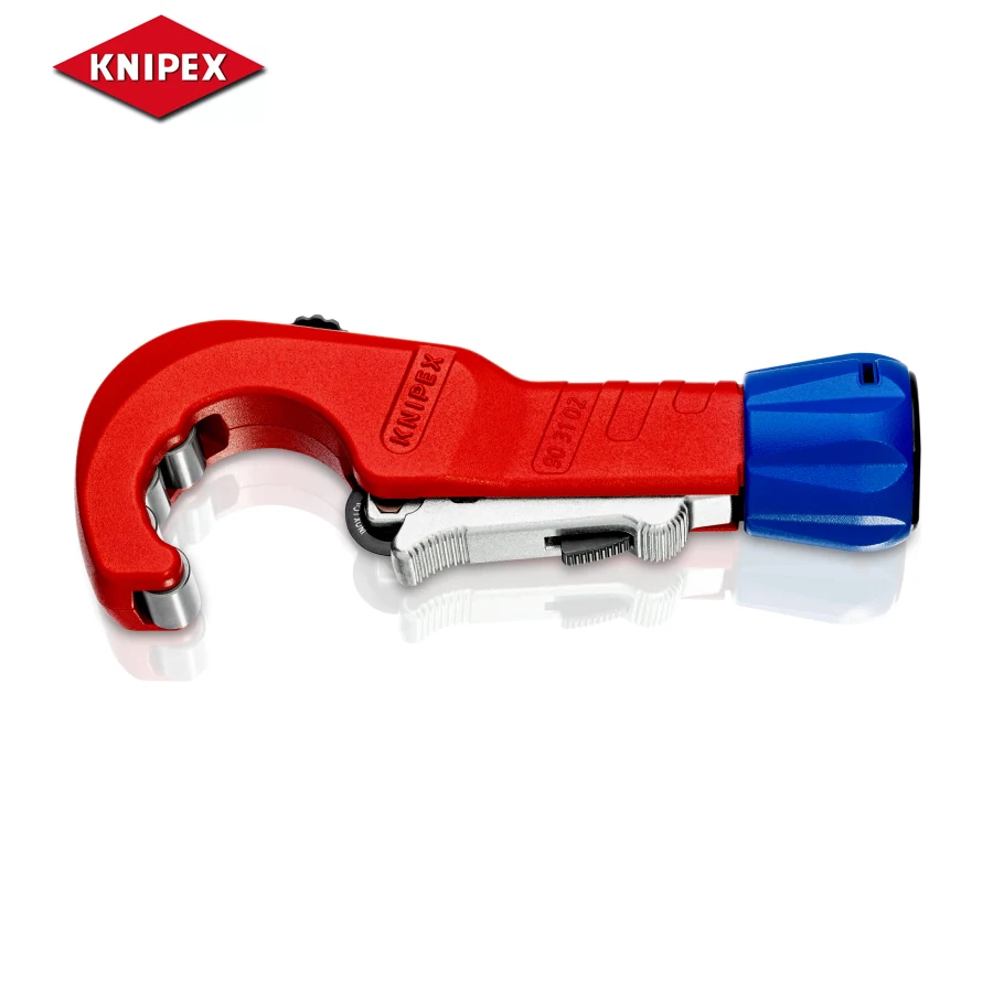 

KNIPEX TubiX Pipe Cutters Can Cut from Ø 6 - 35 mm with Wall Thickness Up to 2 mm Ball-Bearing Steel Pipe Cutter 903102BK