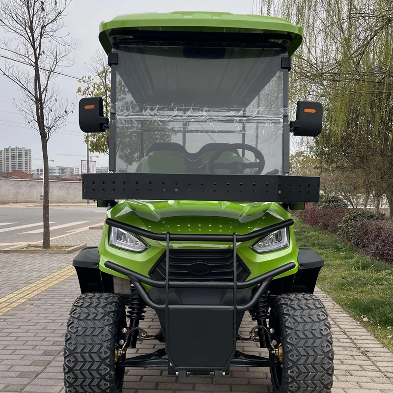 New Modle Style  for Exclusive Right Factory 4 Seat Sightseeing Bus Club Cart Electric 72V lithium battery off-road Golf