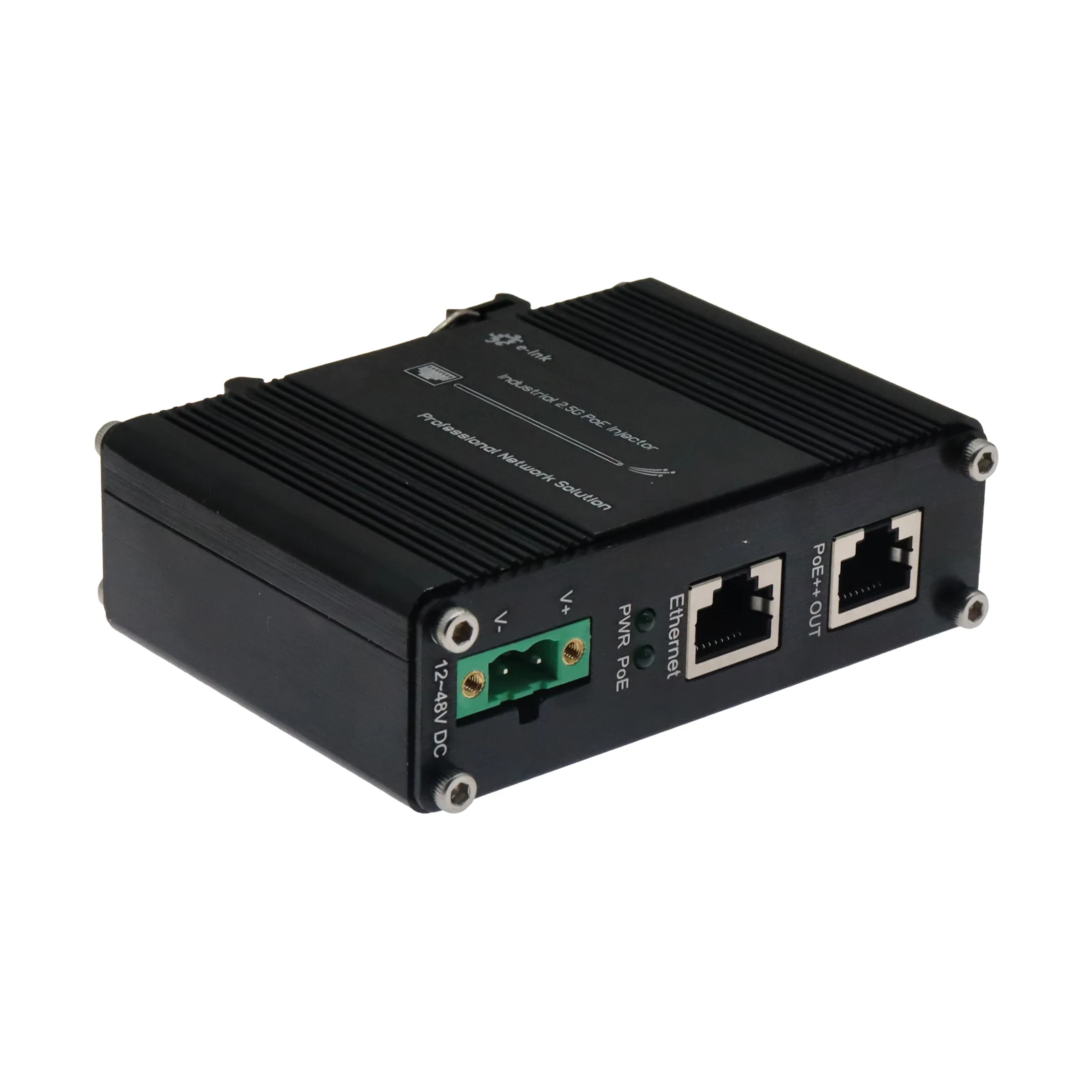حاقن صناعي 2.5G 95W 802.3bt PoE++ (12 ~ 48VDC)