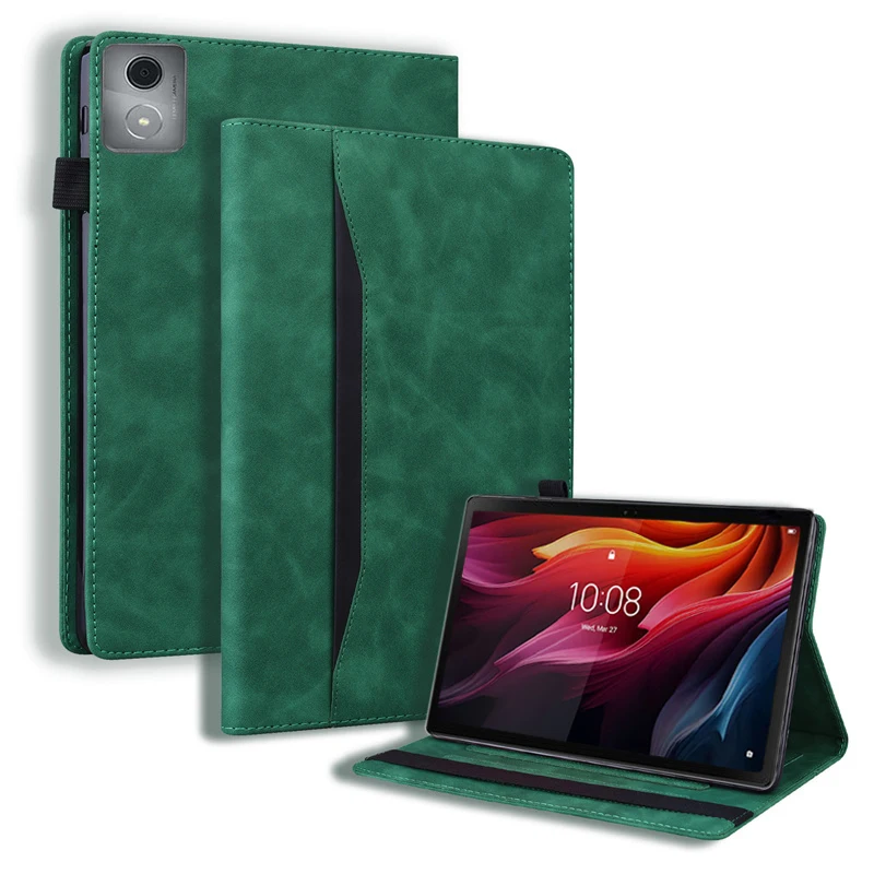 Shockproof PU Leather Tablet Case for Lenovo Tab K11 Plus 2024 TB352FU TB352XU 11.45 inch with Card Slot Stand Case