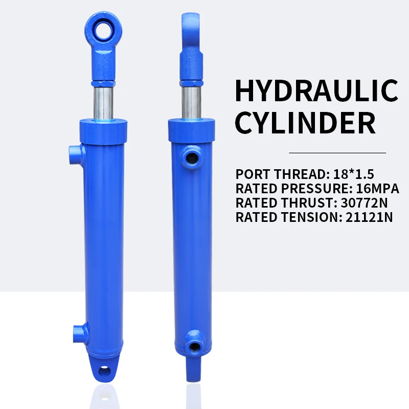 Hydraulic Cylinder 16MPA Hydraulic Cylinder Two-way Lift Cylinder Small Hydraulic Oil Top Oil Pressure Top Accessories