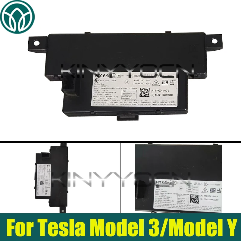 Car Security Control Center Key Sensing Module For Tesla Model 3/Model Y 110024100J 1100241-00-J Security Controller Central