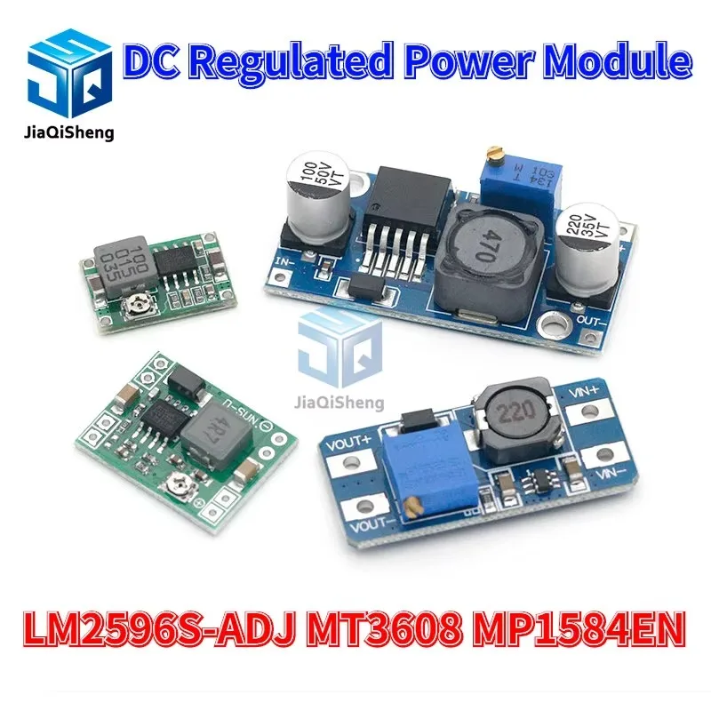 DC-DC Voltage stabilized power supply module Adjustable boost& buck voltage regulator module LM2596S-ADJ MT3608 MP1584EN