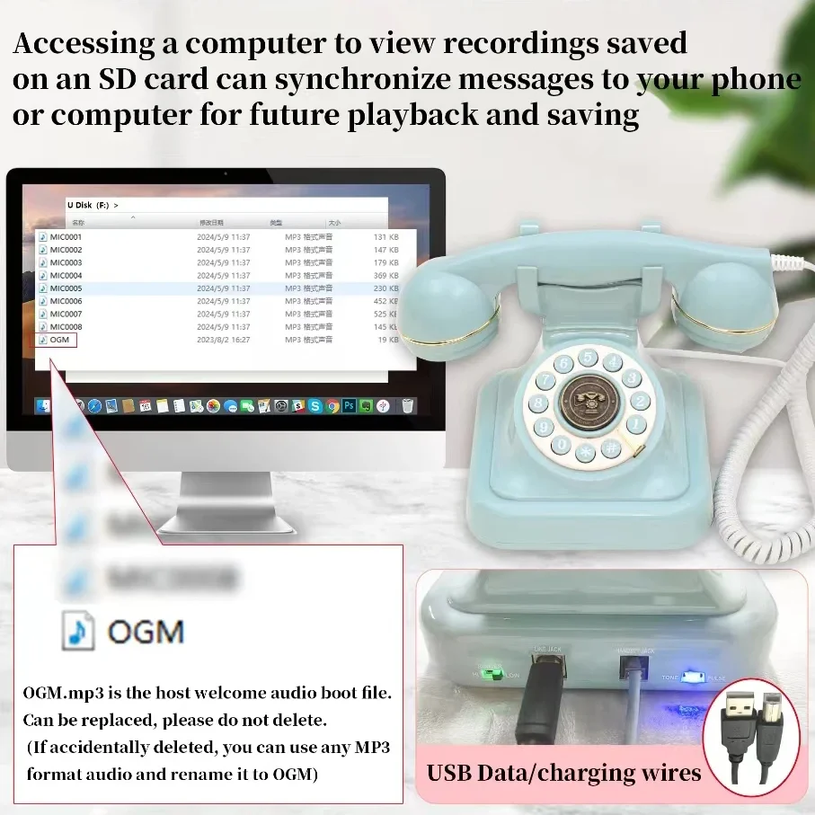 หนังสือข้อความเสียงคลาสสิกโทรศัพท์งานแต่งงานลงชื่อเข้าใช้ข้อความเสียงสำหรับแขกหนังสือจัดเลี้ยงบันทึกเสียงได้