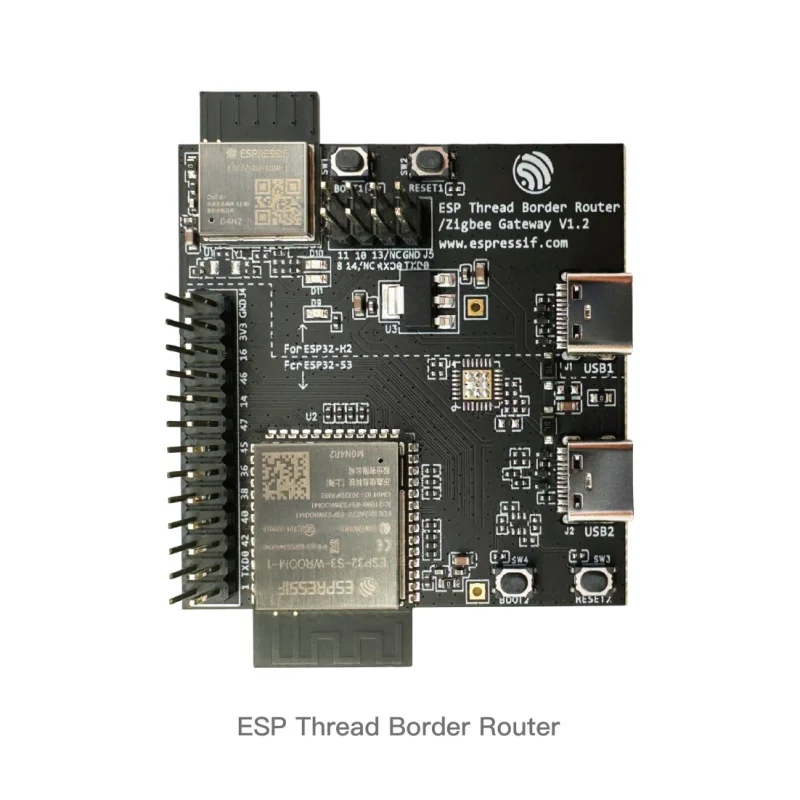 Placa de desarrollo de enrutador de borde de rosca ESP, Zigbee Gateway, Ethernet, admite escenarios de aplicación de materia