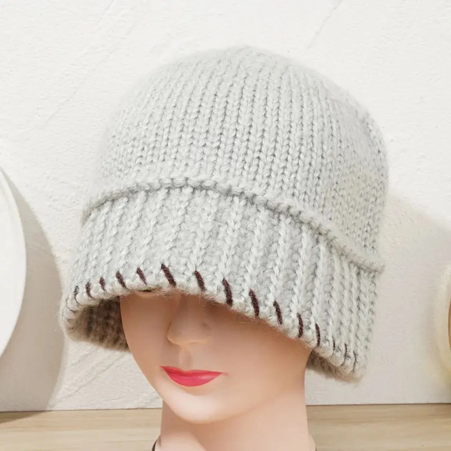 Soft Knit Couple Hat - Womens Wool Knit Bucket Hat for Casual Trendy Style - Perfect Beanie Hat for Her Bamboo hat Men hat Gorra