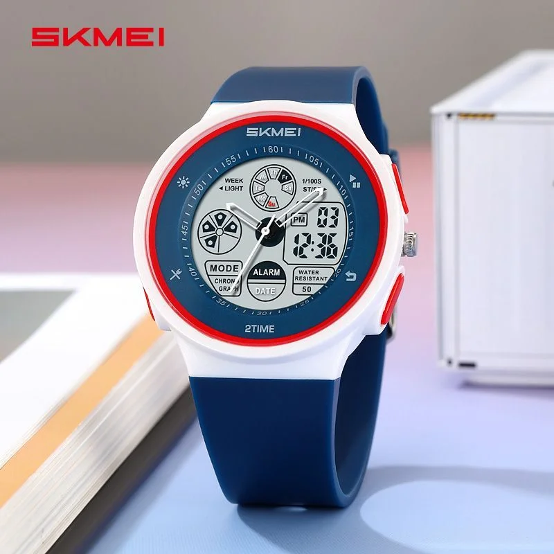 Fashion Versatile Electronic Watch Outdoor Sports Electronic Watch Student Luminous Waterproof Watch