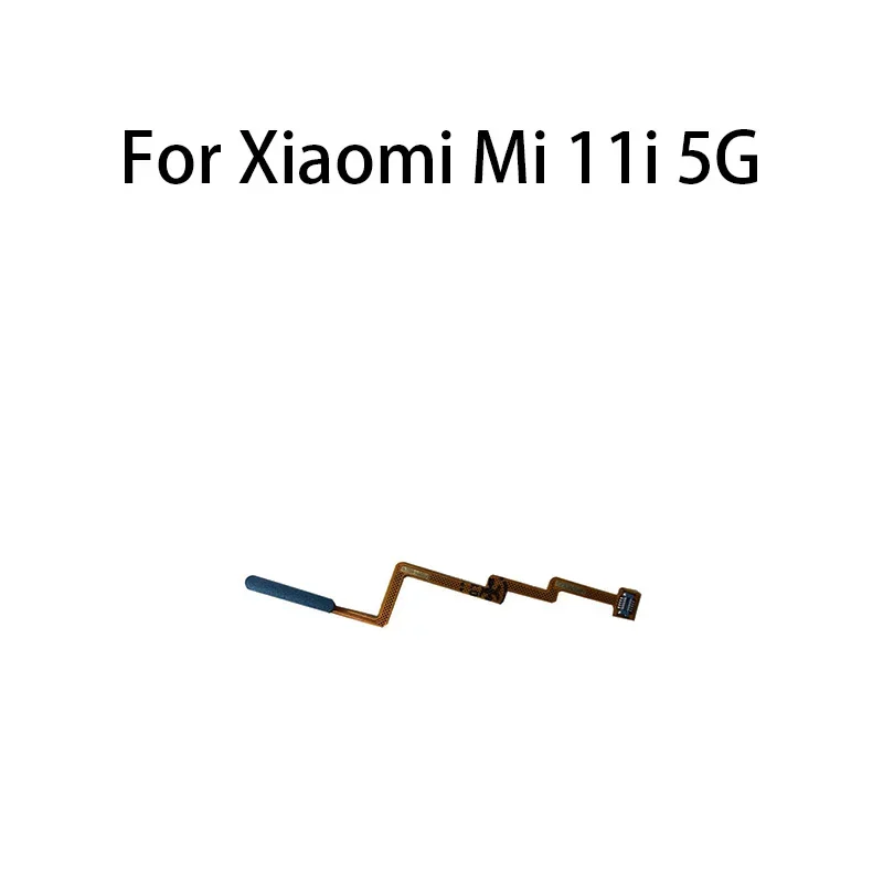 Gefenis Org Home Power Button Fingerprint Sensor Flex Cable For Xiaomi Mi 11i 5G