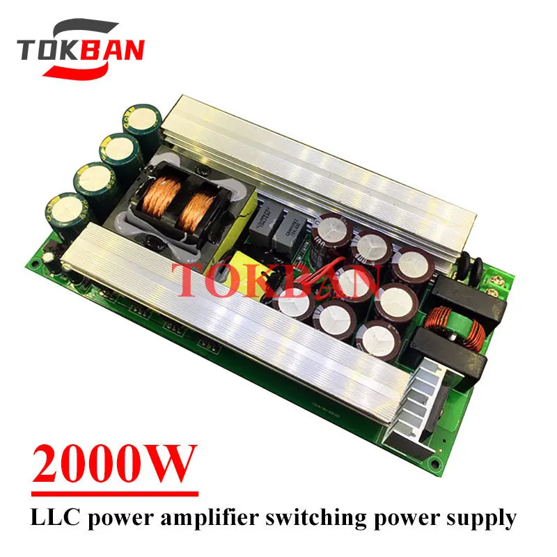 Placa de Alimentação para Amplificador de Áudio Fonte de Alimentação Tensão de Saída Dupla ± 50v a ± 120v 2000w Llc