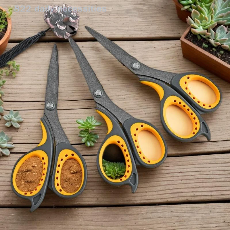 Multi-Purpose Household Teflon Scissors Anti-stick Rust-proof Scissors Portable Craft Stationery Scissors Office School Supplies