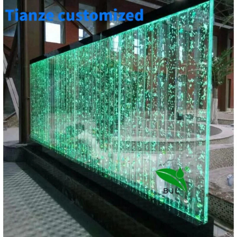 

(Customized) wedding supplies colorful led bubble water wall wedding backdrops decoration