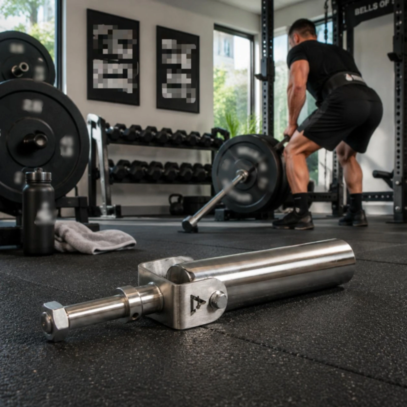 Handlebar Row Row Attachment Heavy Duty Landmine Row Station Standard Bar Landmine Holder 360 Degree Rotation Gym Equipment