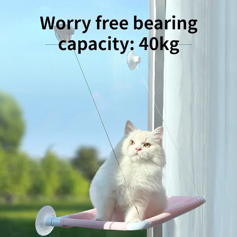 

Hanging Cat Bed Pet Cat Hammock Aerial Cats Bed House Kitten Climbing Frame Sunny Window Seat Nest Bearing 20kg Pet Accessories